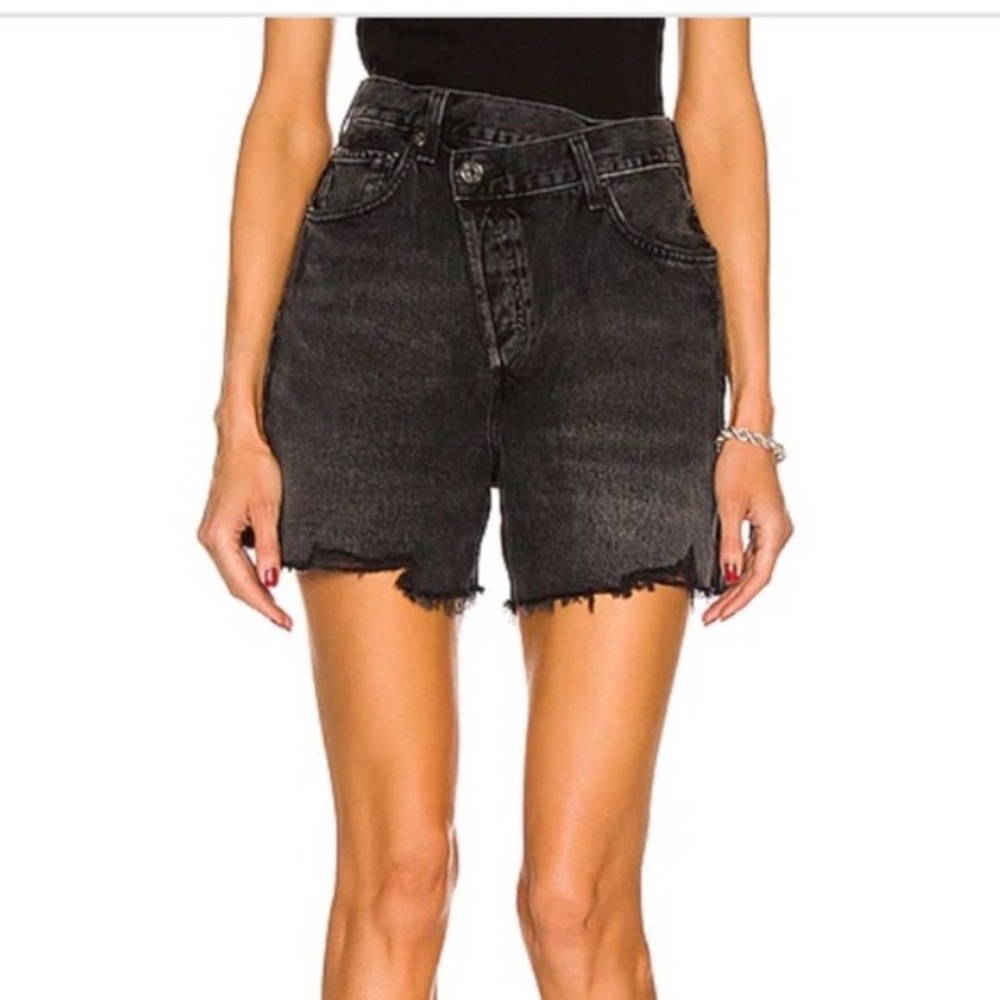 NWT Agolde criss cross shorts size 26